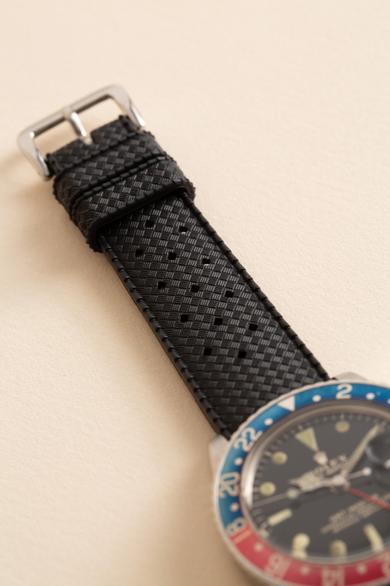 Rubber strap - black natural vulcanised rubber - flexible – Joseph