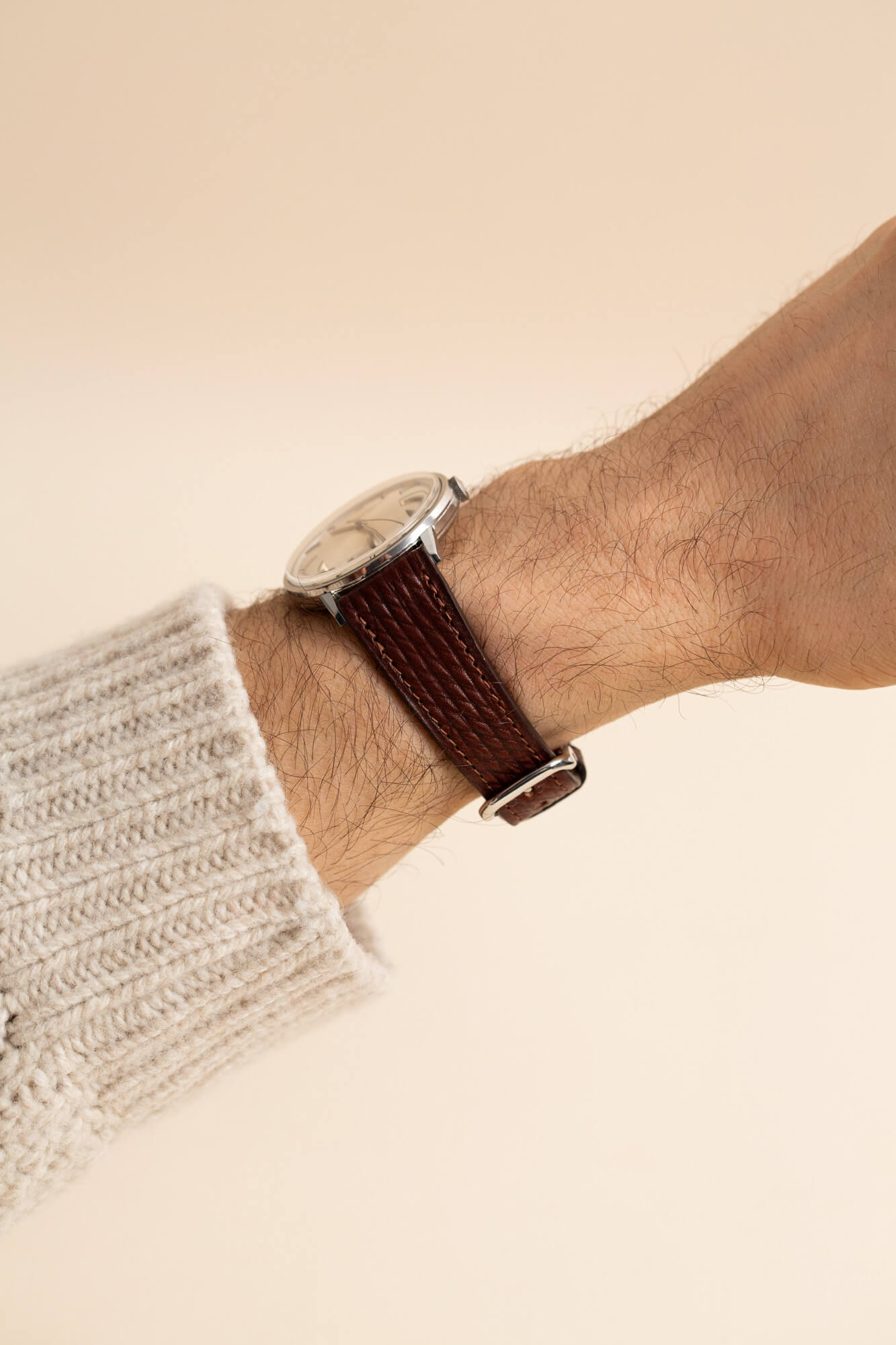 Burgundy Russia leather watch strap – Joseph Bonnie