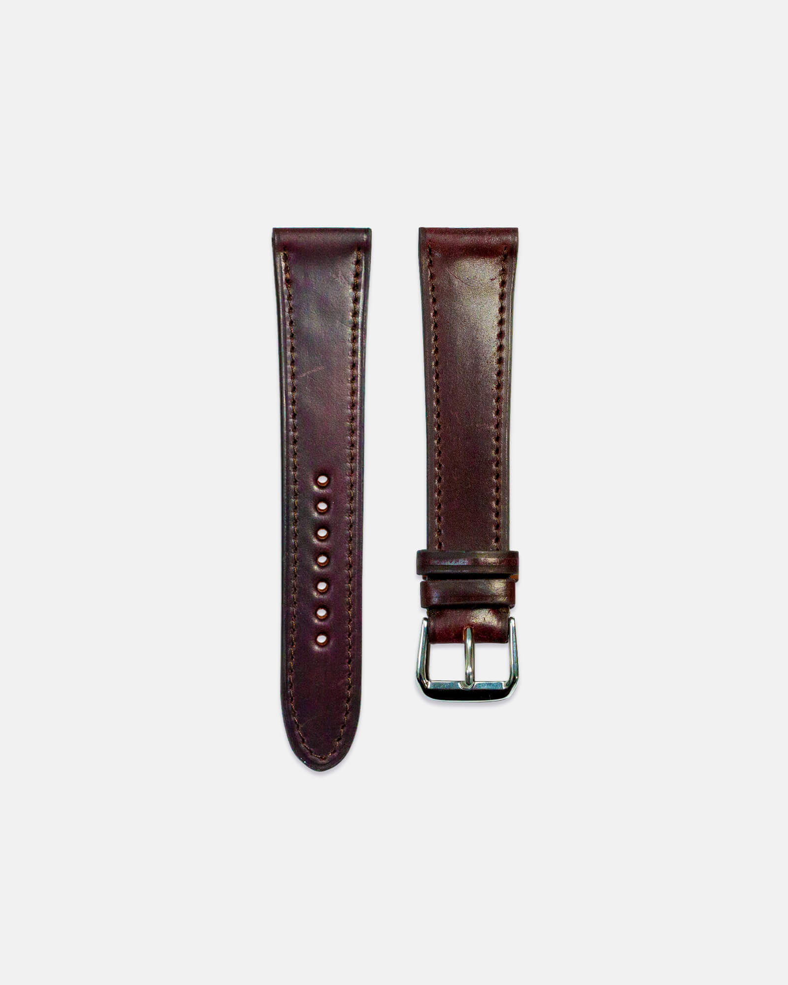 Brown glossy calfskin watch strap - Made in France – JOSEPH BONNIE