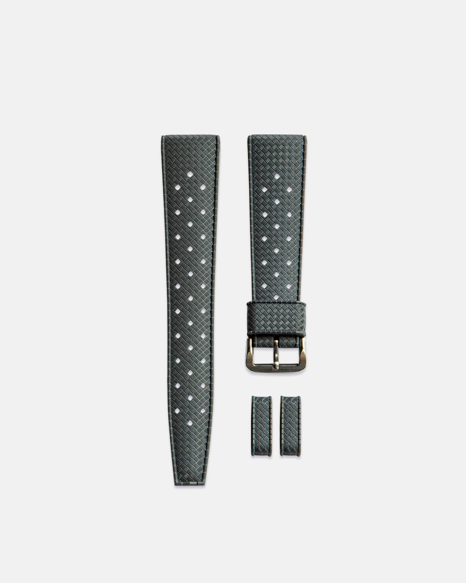 Rubber strap - Natural vulcanised rubber - Ivory White - Flexible