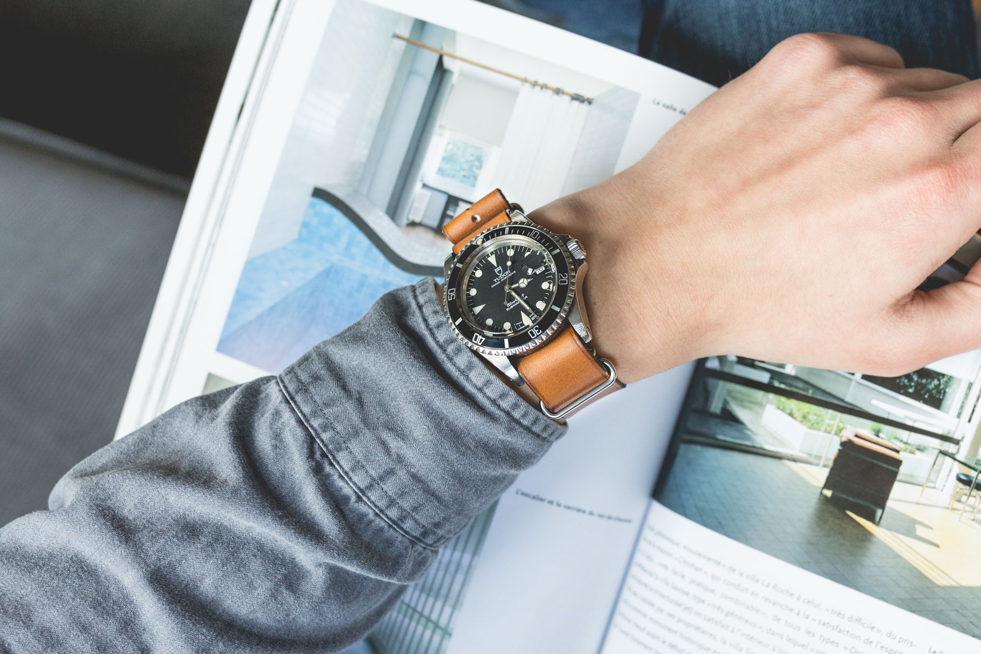 Comment porter un bracelet NATO ? La façon classique