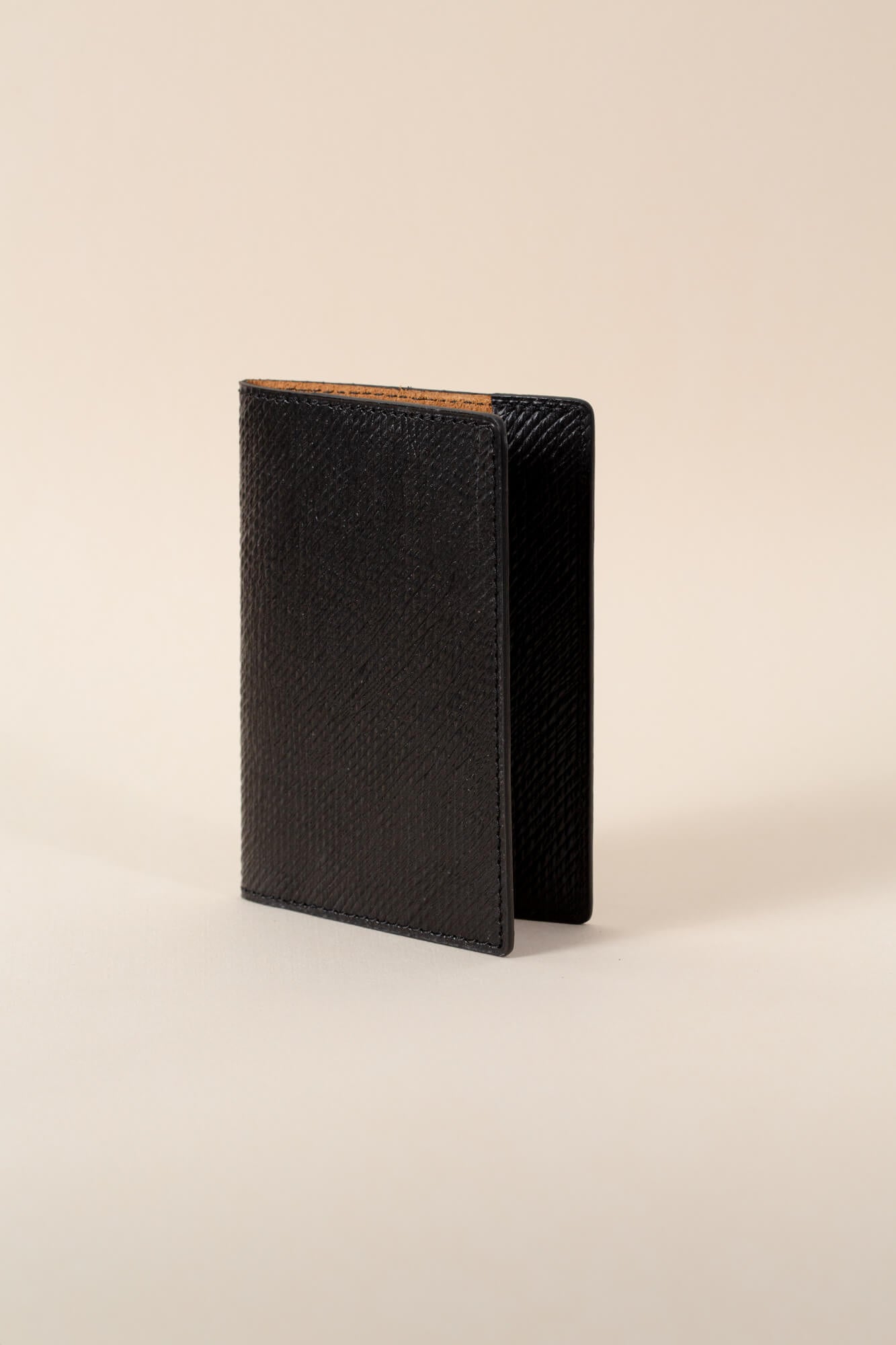 Passport holder - Russia leather Burgundy - Made in France