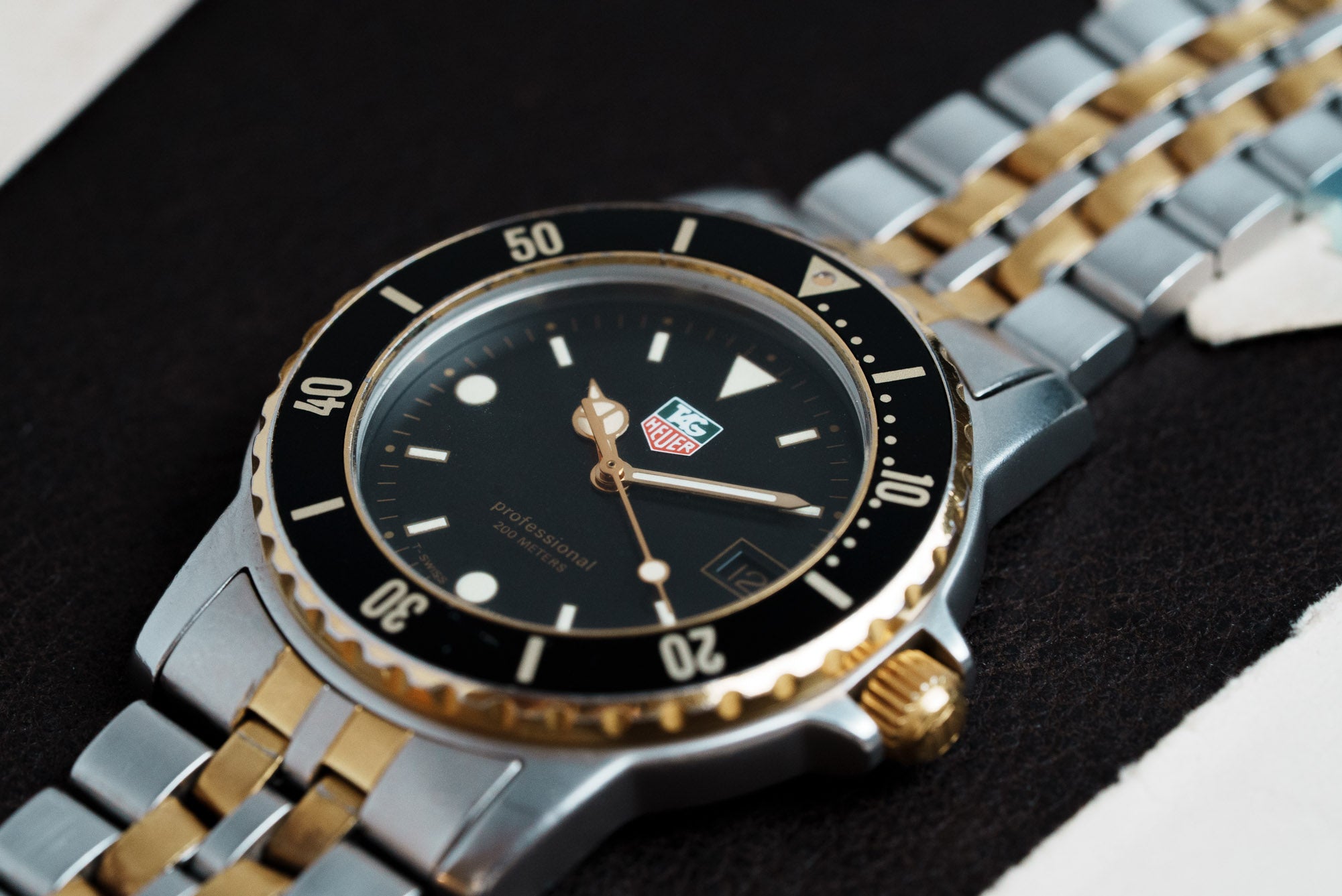 TAG HEUER PROFESSIONAL 200M STEEL & GOLD – Joseph Bonnie