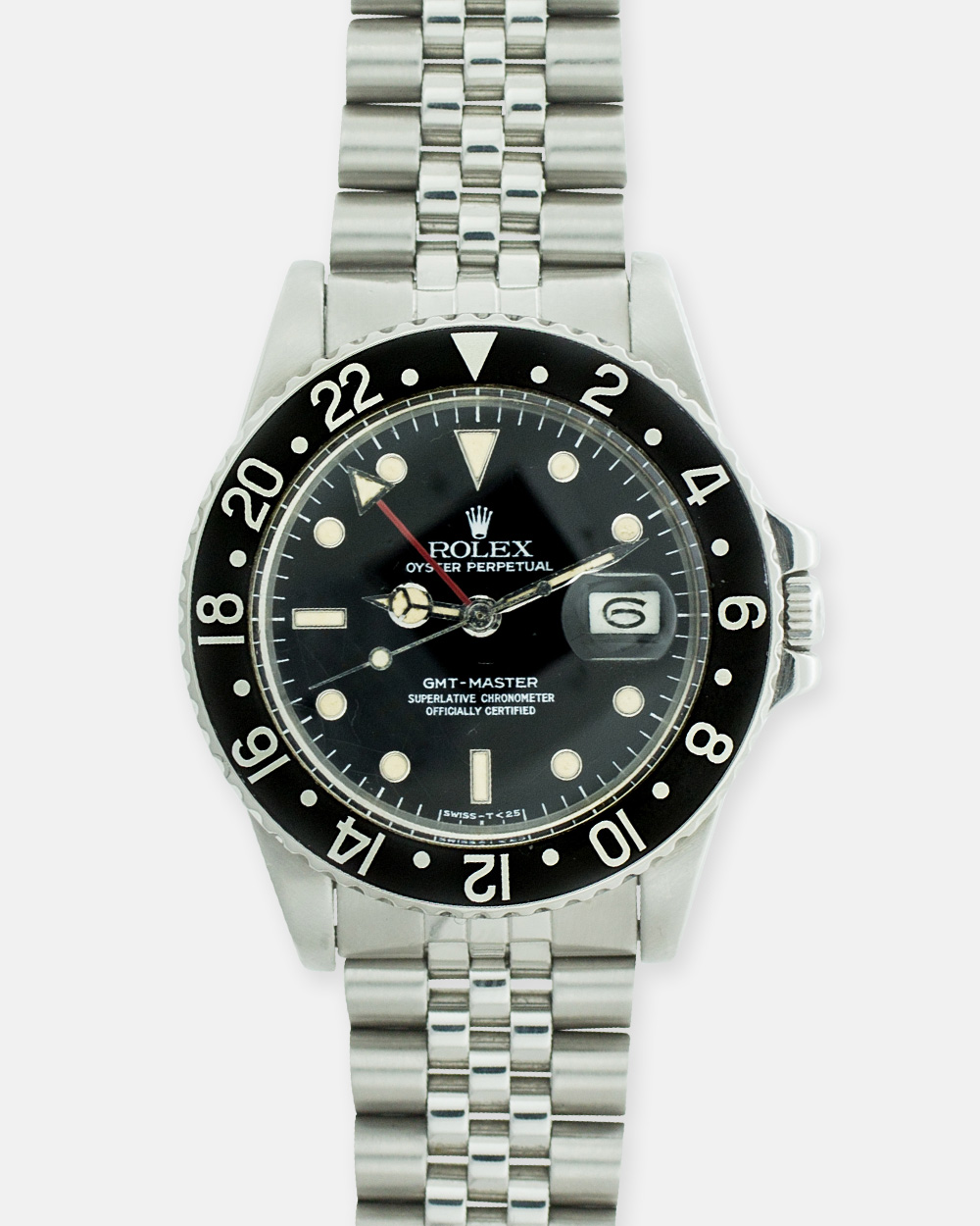Watch Rolex Vintage 16750 GMT Master Black Bezel - Year 1980
