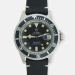 Tudor - Submariner 9411-0 Snowflake - Black Leather Strap