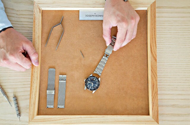 Installer un bracelet de montre en acier