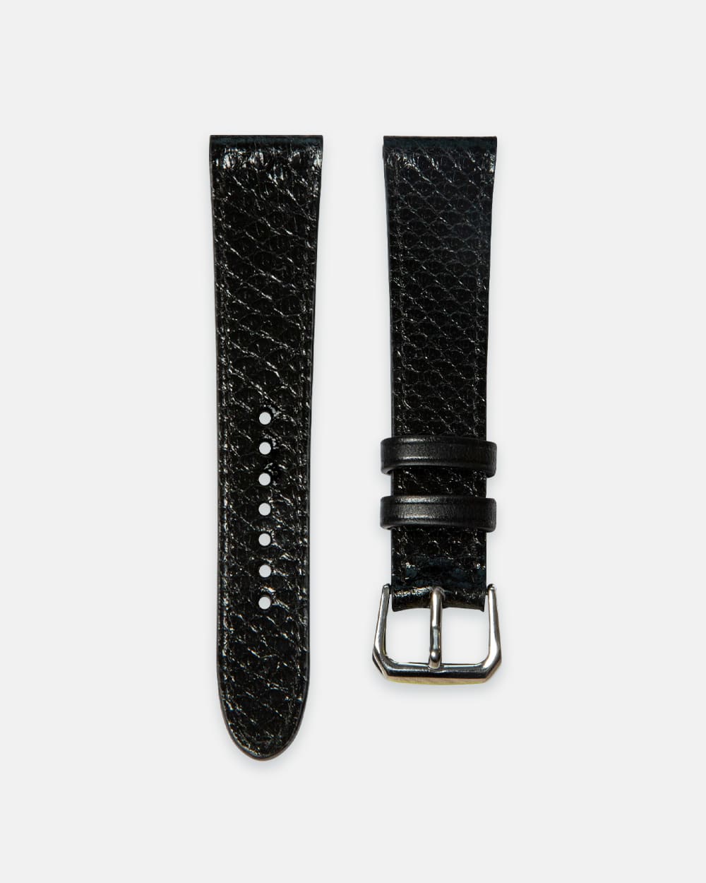 Bracelet de montre écaille de serpent noir