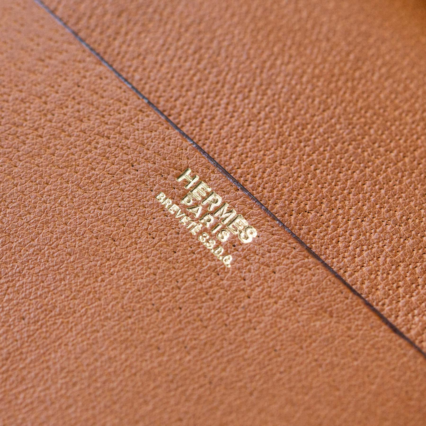 Hermès Hunting & Fishing Log Book Cognac Leather Cover - Before 1965