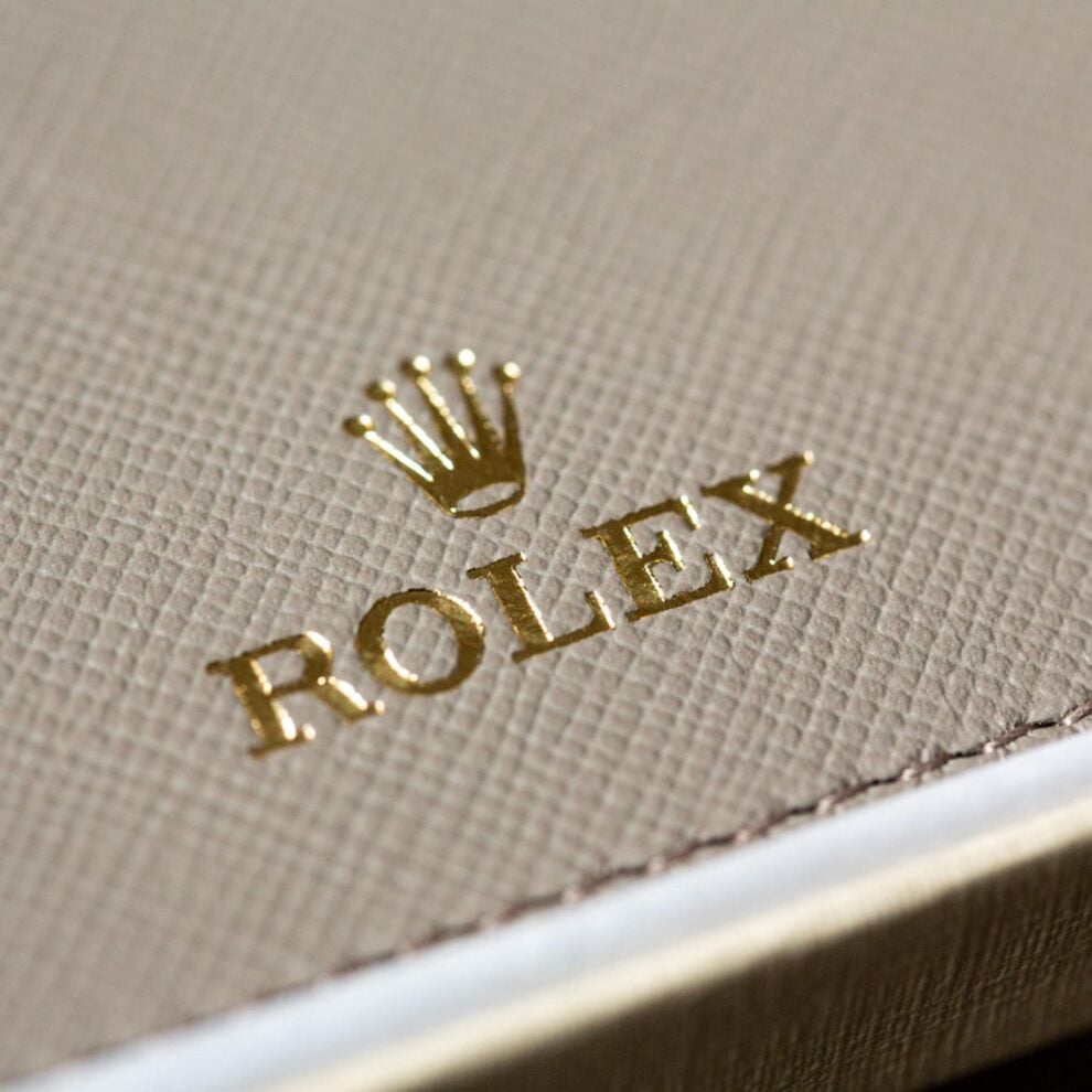 Rolex Porte-cartes - Cuir Taupe