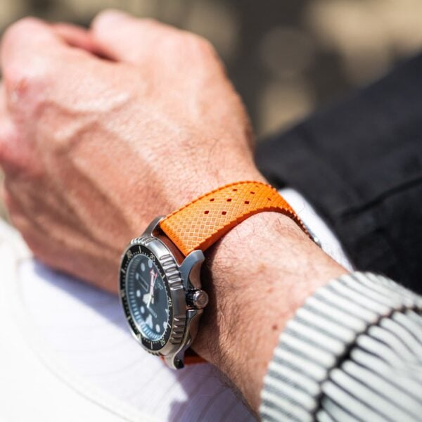 Bracelet de montre TROPIC Caoutchouc Orange