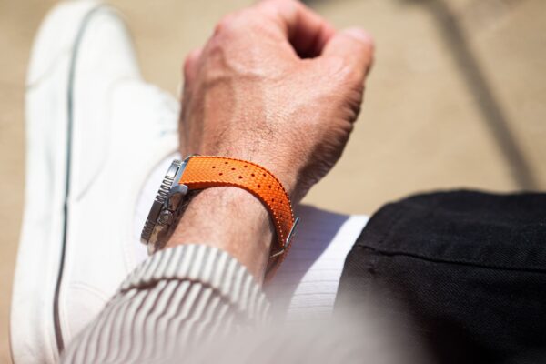 Bracelet de montre TROPIC Caoutchouc Orange