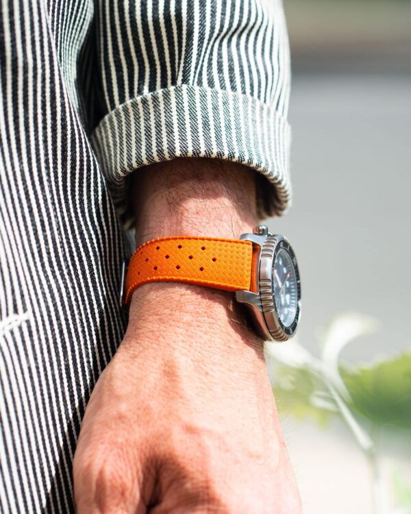Bracelet de montre TROPIC Caoutchouc Orange