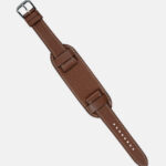 Bracelet montre Bund - Cuir grainé marron