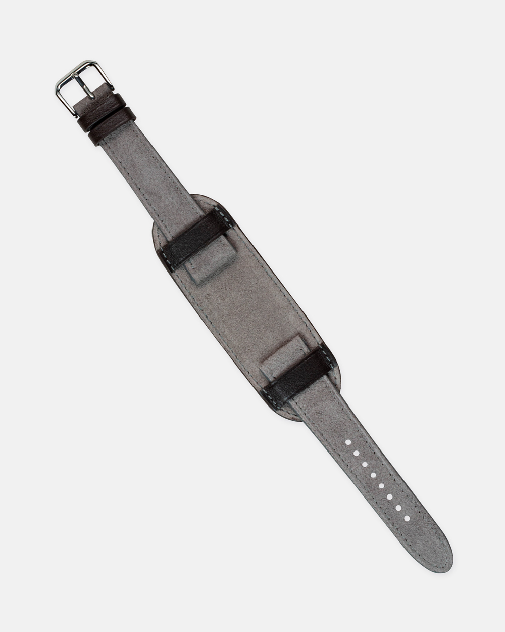 Bracelet de montre blanc - Cuir velours
