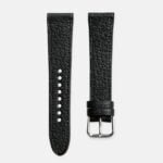Bracelet de montre en cuir pigskin noir