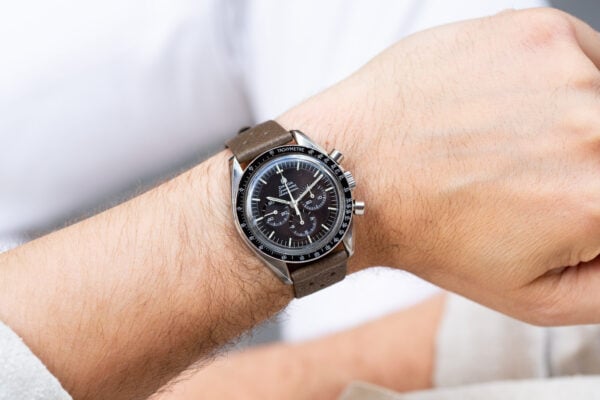 Bracelet Tropic Star - Cuir de veau grainé taupe