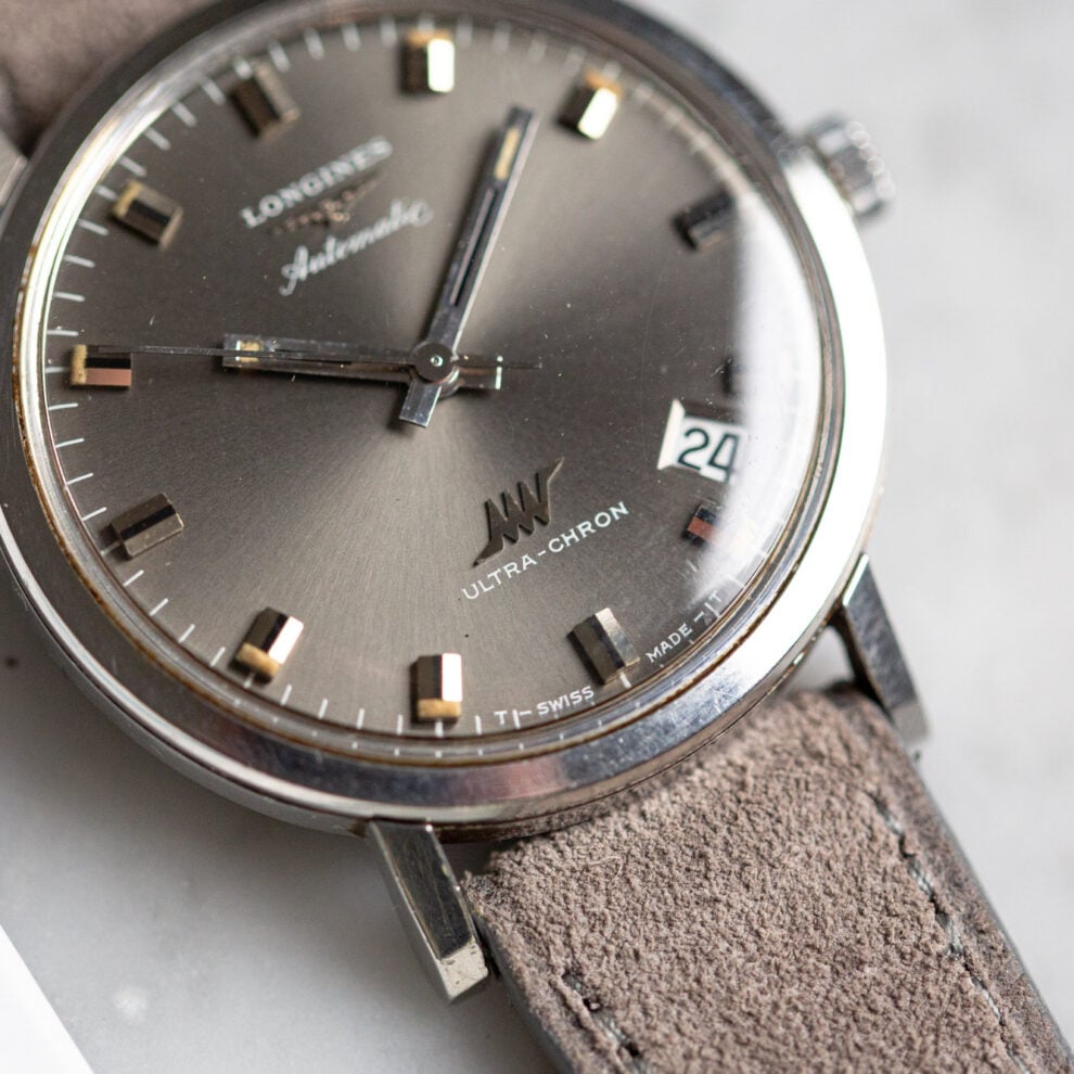 Longines Ultra-Chron Grey Dial Vintage Watch