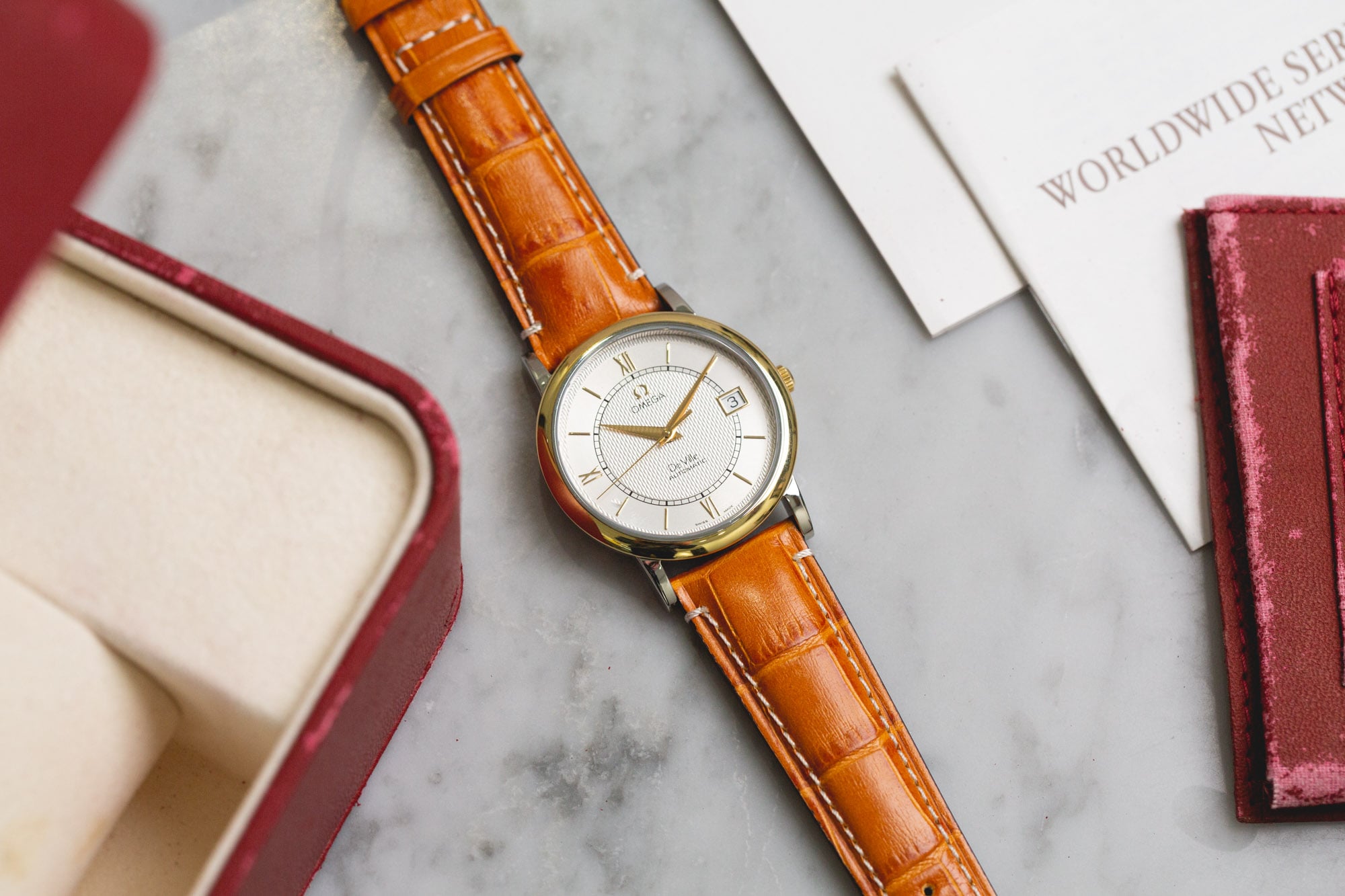 OMEGA DE VILLE AUTOMATIC - Circa 2001 - 1 year warrant