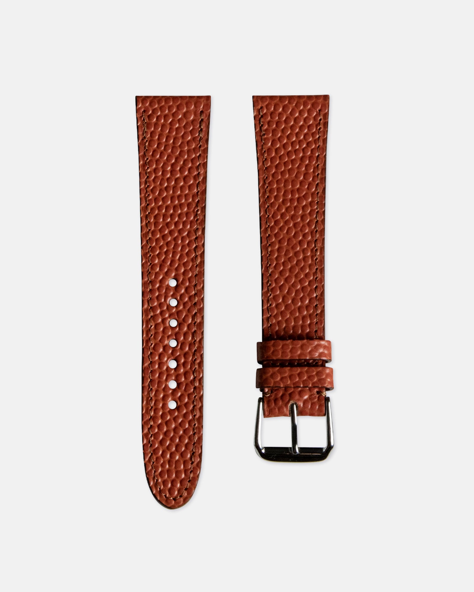 Bracelet de montre Cuir Basketball Fabrication française