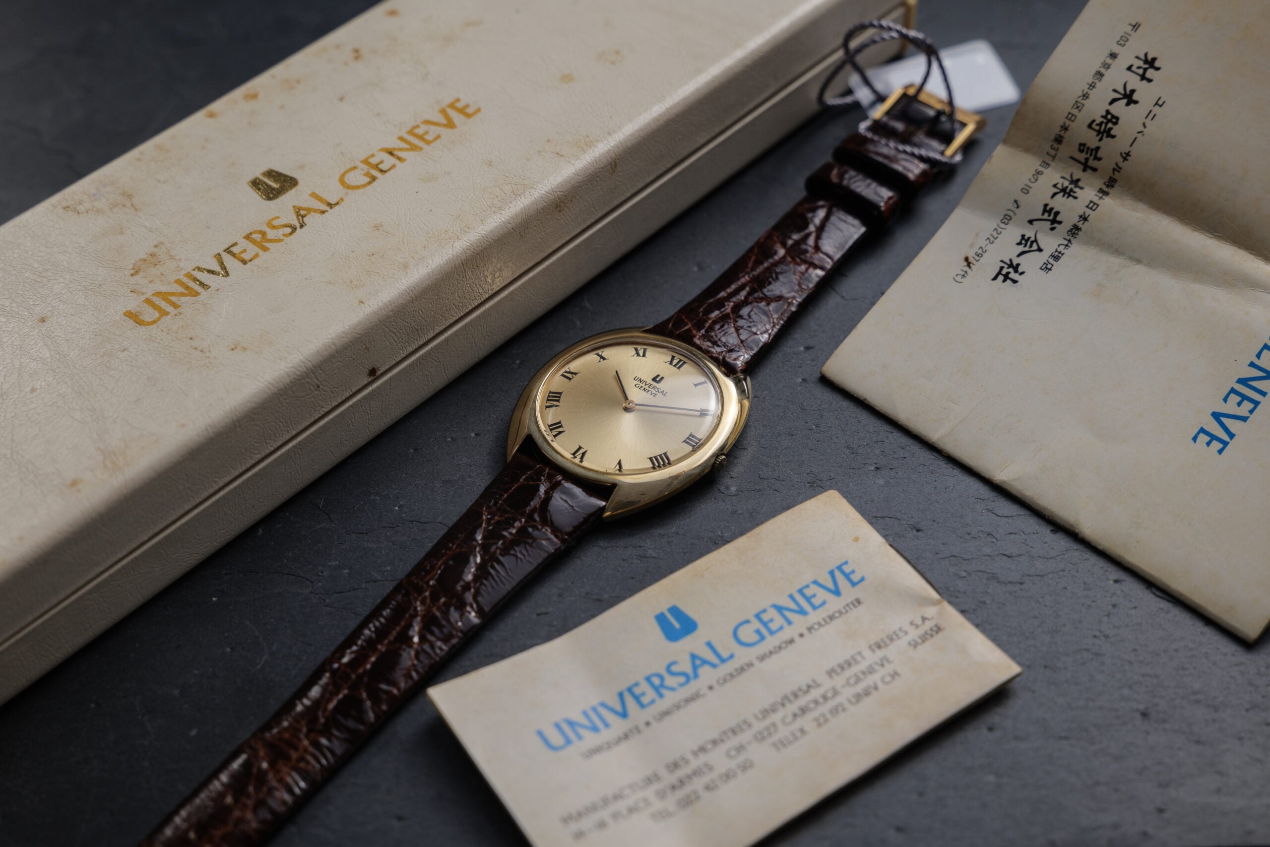 Mouvement ETA 256-111 UNIVERSAL GENEVE Incomplet Utilisé Pour Pièces De