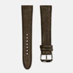 Bracelet de montre cuir ciré marron
