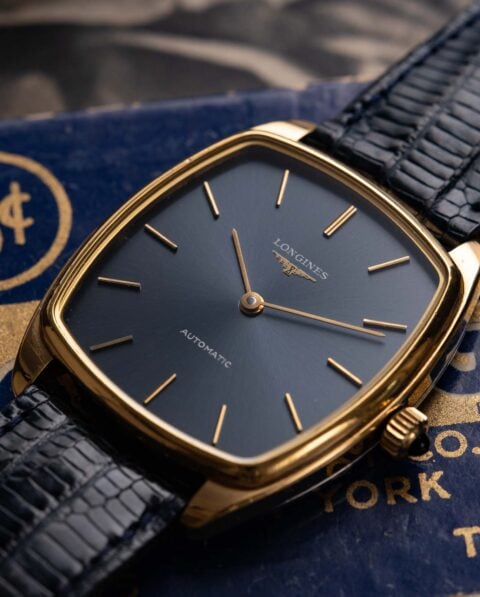 Longines Automatic Tonneau - Cadran bleu