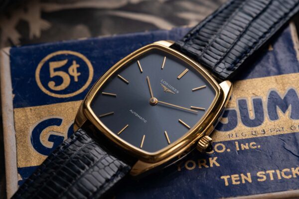 Longines Automatic Tonneau - Cadran bleu