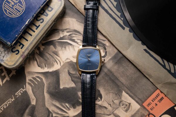 Longines Automatic Tonneau - Cadran bleu