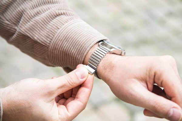 Bonklip metal watch bracelet